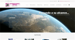 Desktop Screenshot of internacionaloptica.com.ar